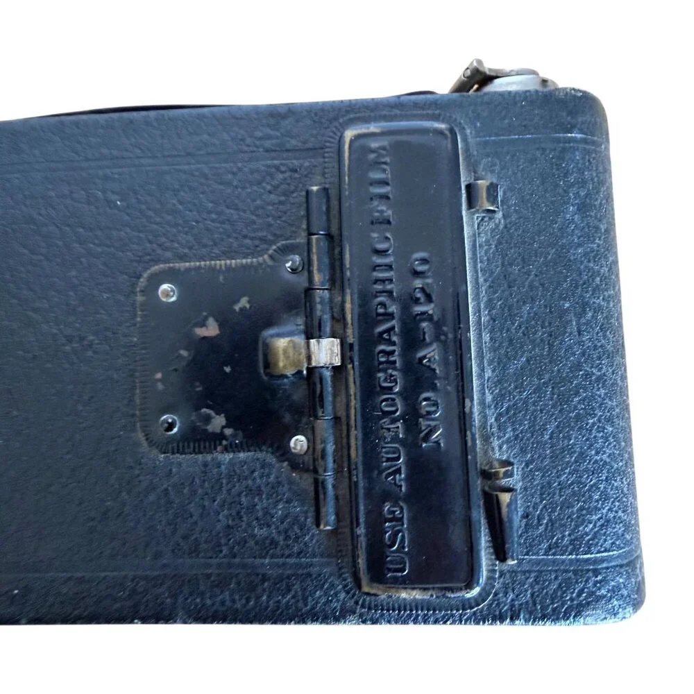 Folding Autographic Brownie Camera No 2 Kodak Ball Bearing Shutter Collectible